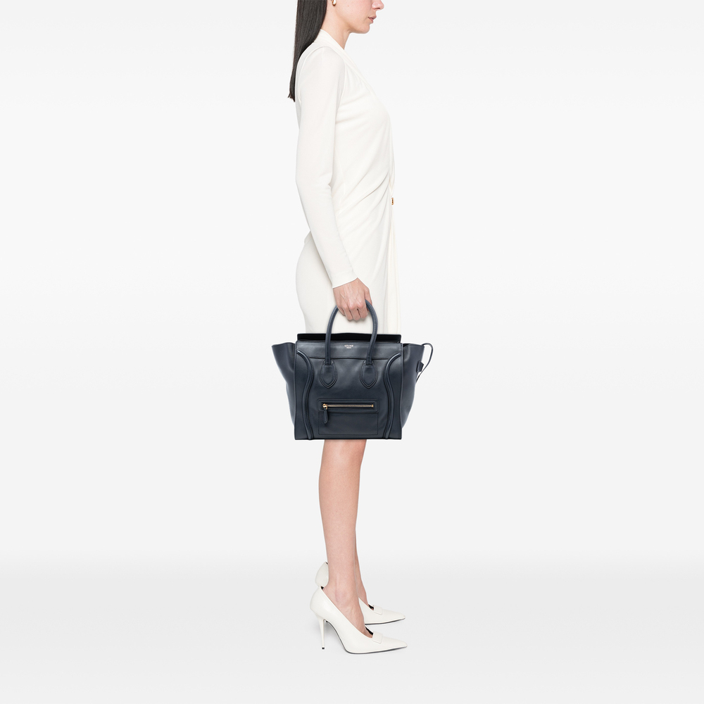 Pre-Loved Celine Mini Leather Luggage Tote - Picture 7 of 7
